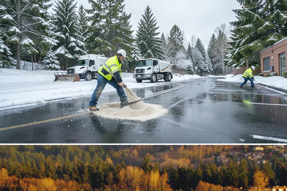 Eco-Friendly Ice Melt in Kenmore, King County, WA - Eco-friendly ice melt is applied throughout the winter on environmentally sensitive properties whenever ice threatens.