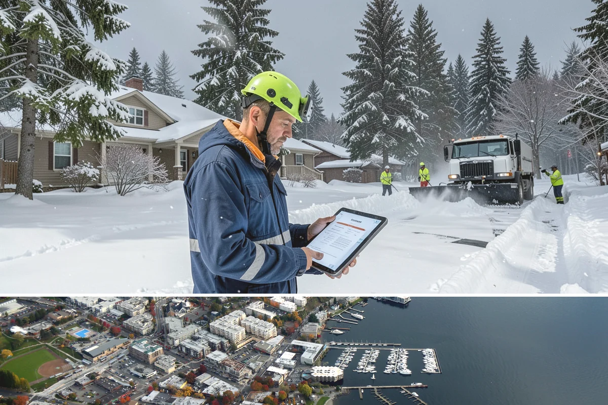 Eco-Friendly Ice Melt in Kirkland, King County, WA - Eco-friendly ice melt is applied throughout the winter on environmentally sensitive properties whenever ice threatens.