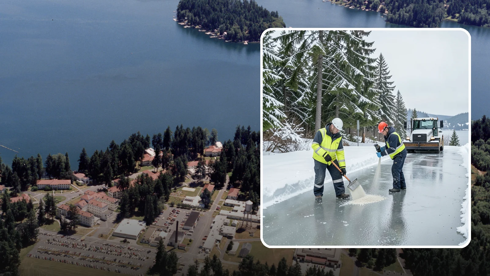 Eco-Friendly Ice Melt in Lakewood, Pierce County, WA - Eco-friendly ice melt uses lower-impact deicers that protect Puget Sound waterways, soil, and native plantings.