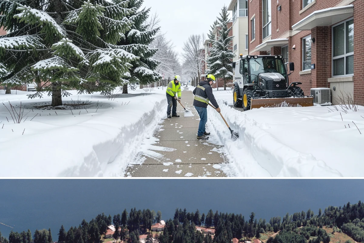 Eco-Friendly Ice Melt in Lakewood, Pierce County, WA - Eco-friendly ice melt is applied throughout the winter on environmentally sensitive properties whenever ice threatens.