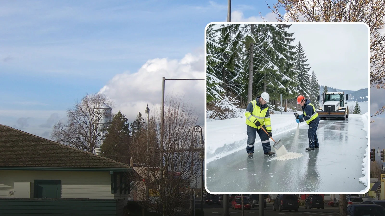 Eco-Friendly Ice Melt in Marysville, Snohomish County, WA - Eco-friendly ice melt uses lower-impact deicers that protect Puget Sound waterways, soil, and native plantings.
