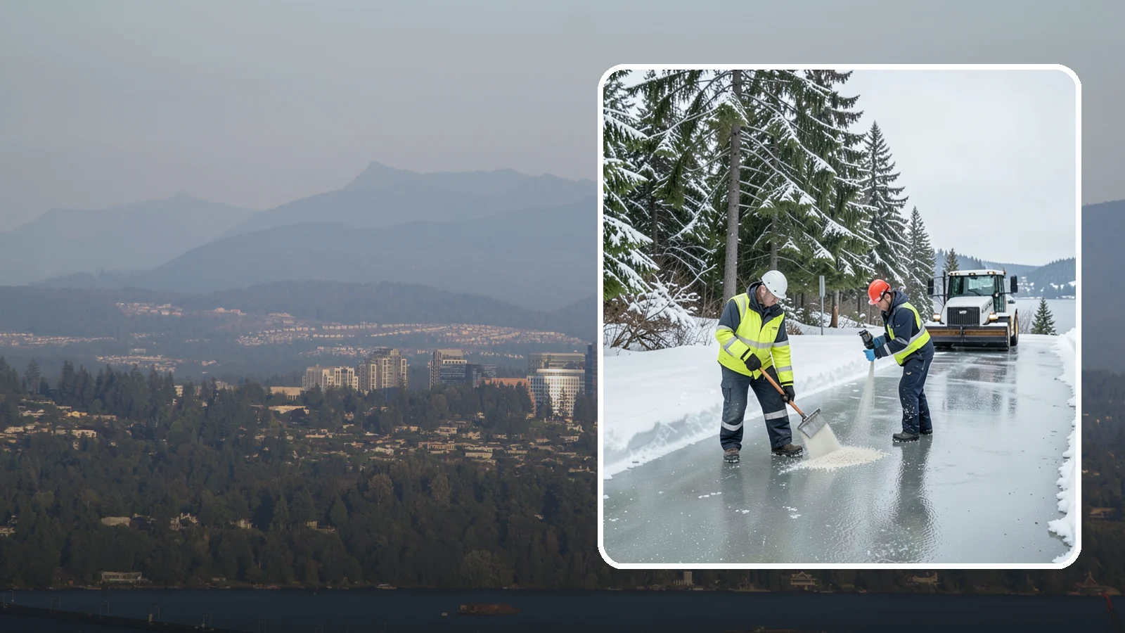 Eco-Friendly Ice Melt in Medina, King County, WA - Eco-friendly ice melt uses lower-impact deicers that protect Puget Sound waterways, soil, and native plantings.
