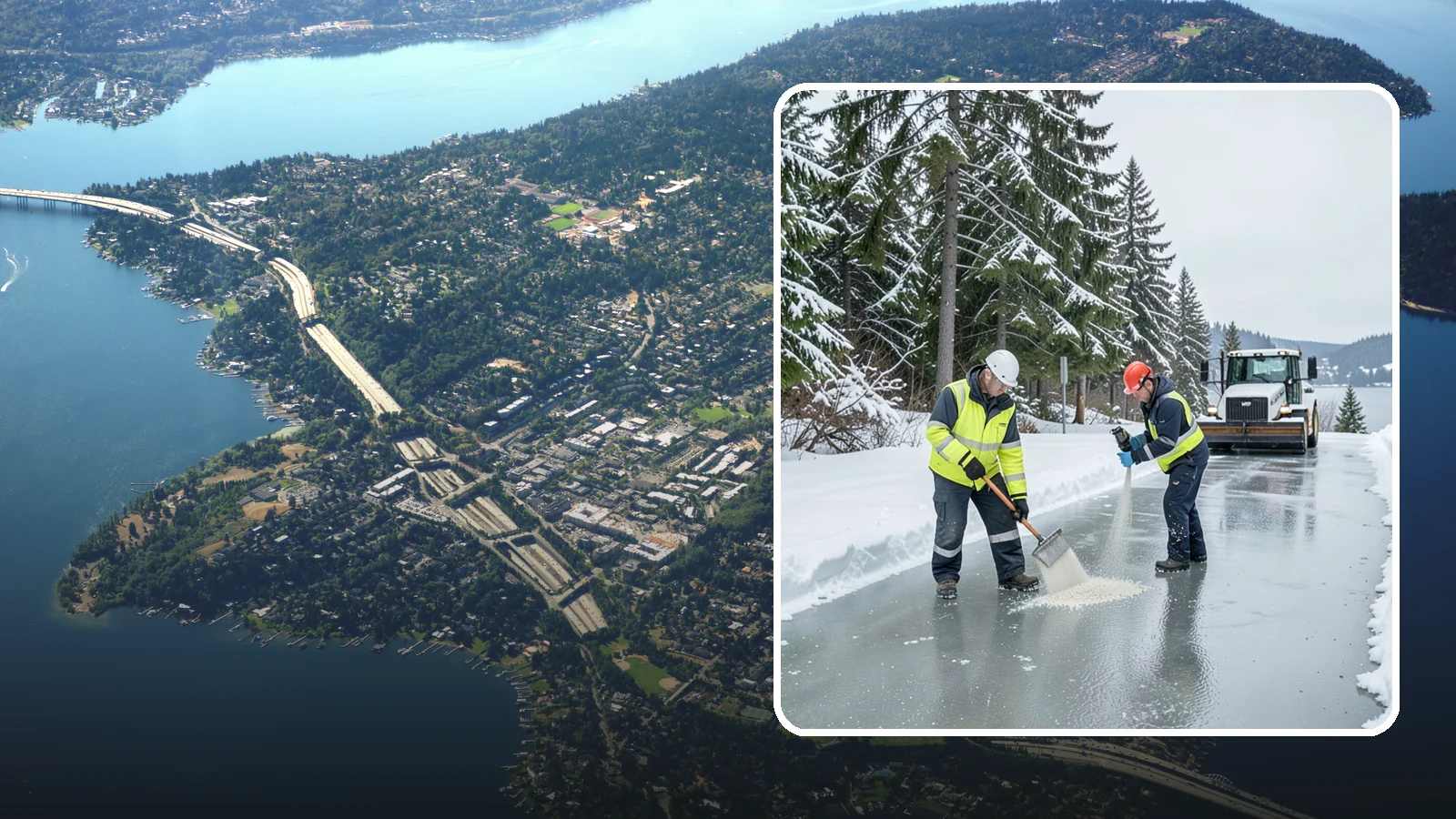 Eco-Friendly Ice Melt in Mercer Island, King County, WA - Eco-friendly ice melt uses lower-impact deicers that protect Puget Sound waterways, soil, and native plantings.