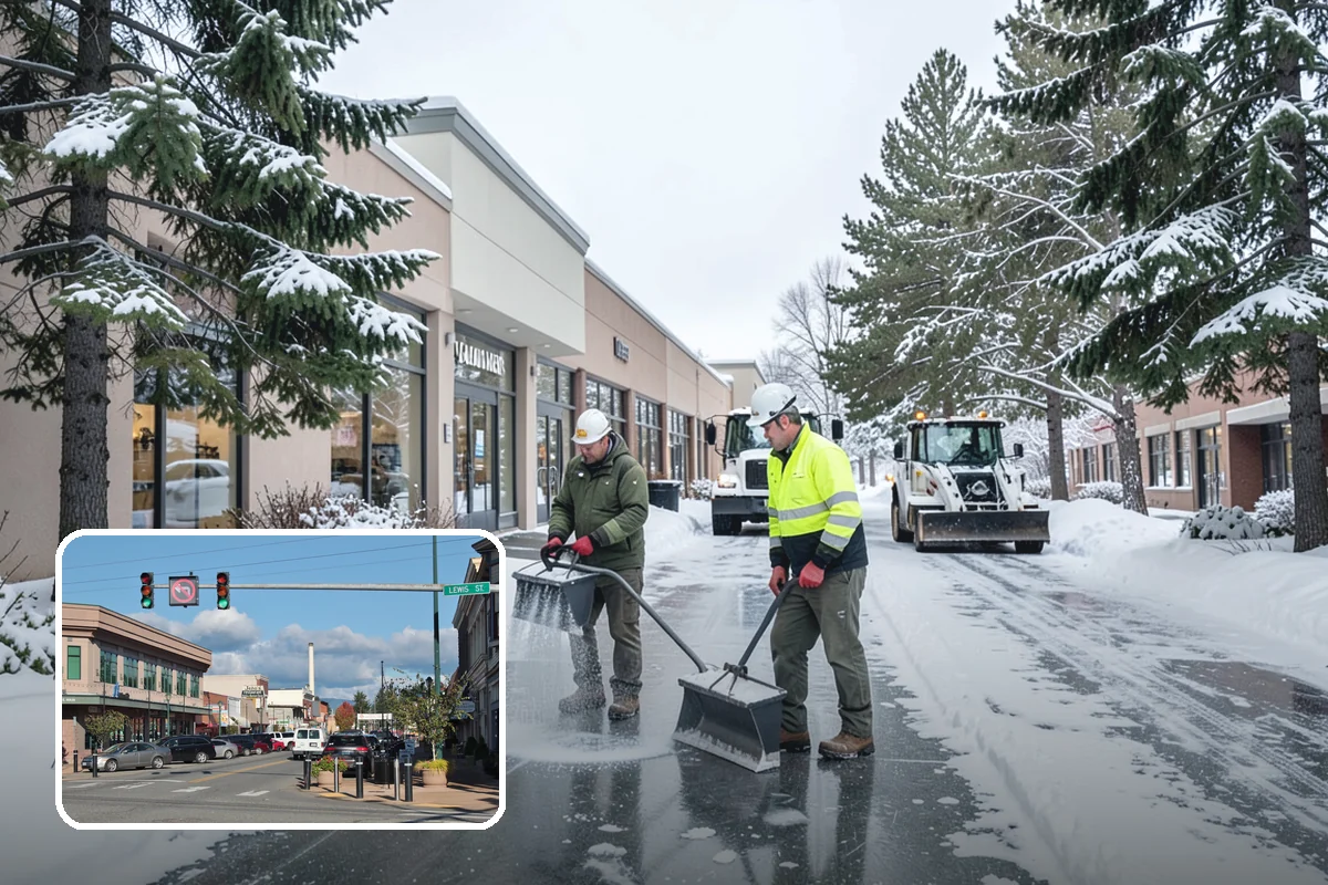 Eco-Friendly Ice Melt in Monroe, Snohomish County, WA - Lower chloride load protects salmon streams and shellfish beds