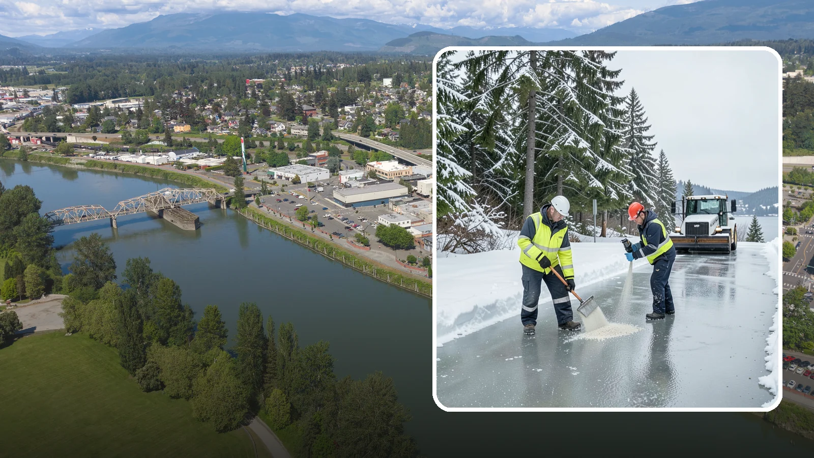 Eco-Friendly Ice Melt in Mount Vernon, Skagit County, WA - Eco-friendly ice melt uses lower-impact deicers that protect Puget Sound waterways, soil, and native plantings.