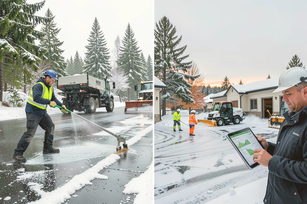 Eco-Friendly Ice Melt in Mount Vernon, Skagit County, WA - Review the property's environmental goals and nearby waterways