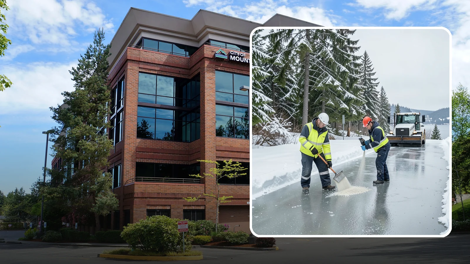 Eco-Friendly Ice Melt in Mountlake Terrace, Snohomish County, WA - Eco-friendly ice melt uses lower-impact deicers that protect Puget Sound waterways, soil, and native plantings.
