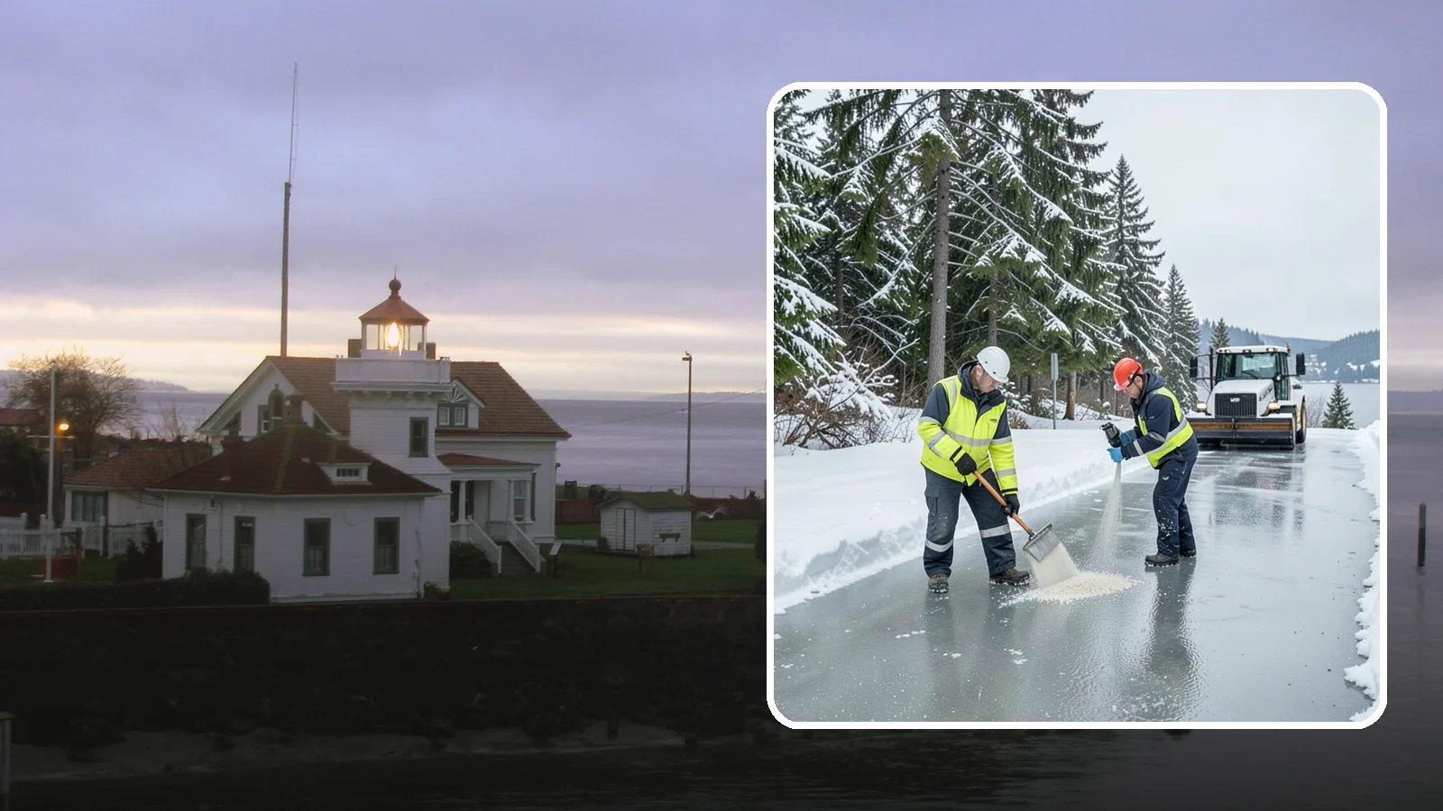 Eco-Friendly Ice Melt in Mukilteo, Snohomish County, WA - Eco-friendly ice melt uses lower-impact deicers that protect Puget Sound waterways, soil, and native plantings.