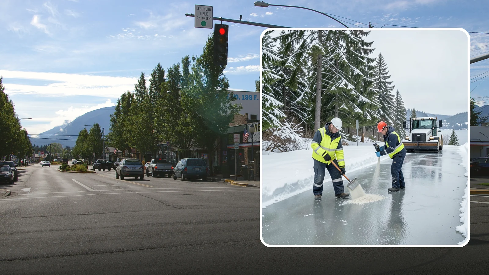 Eco-Friendly Ice Melt in North Bend, King County, WA - Eco-friendly ice melt uses lower-impact deicers that protect Puget Sound waterways, soil, and native plantings.