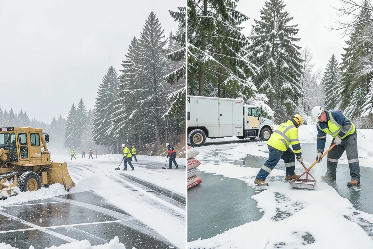 Eco-Friendly Ice Melt in North Bend, King County, WA - Review the property's environmental goals and nearby waterways