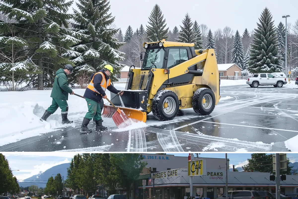 Eco-Friendly Ice Melt in North Bend, King County, WA - Eco-friendly ice melt is applied throughout the winter on environmentally sensitive properties whenever ice threatens.
