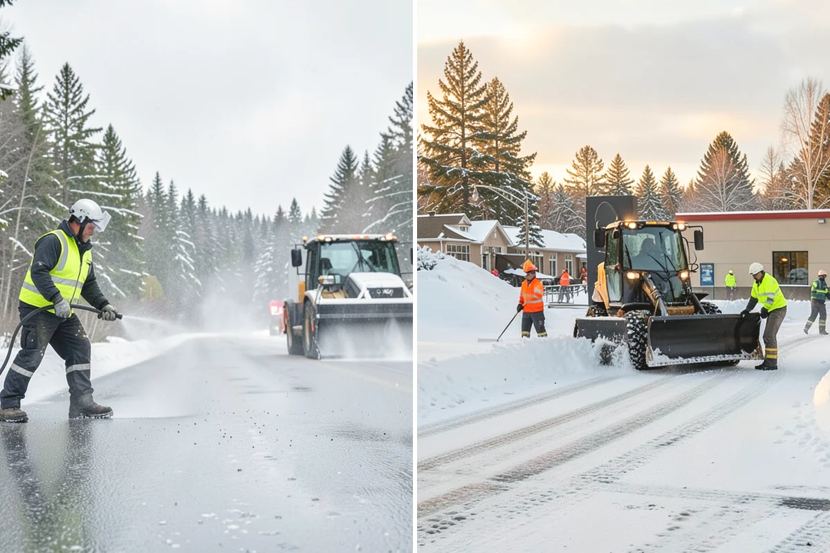 Eco-Friendly Ice Melt in Oak Harbor, Island County, WA - Review the property's environmental goals and nearby waterways