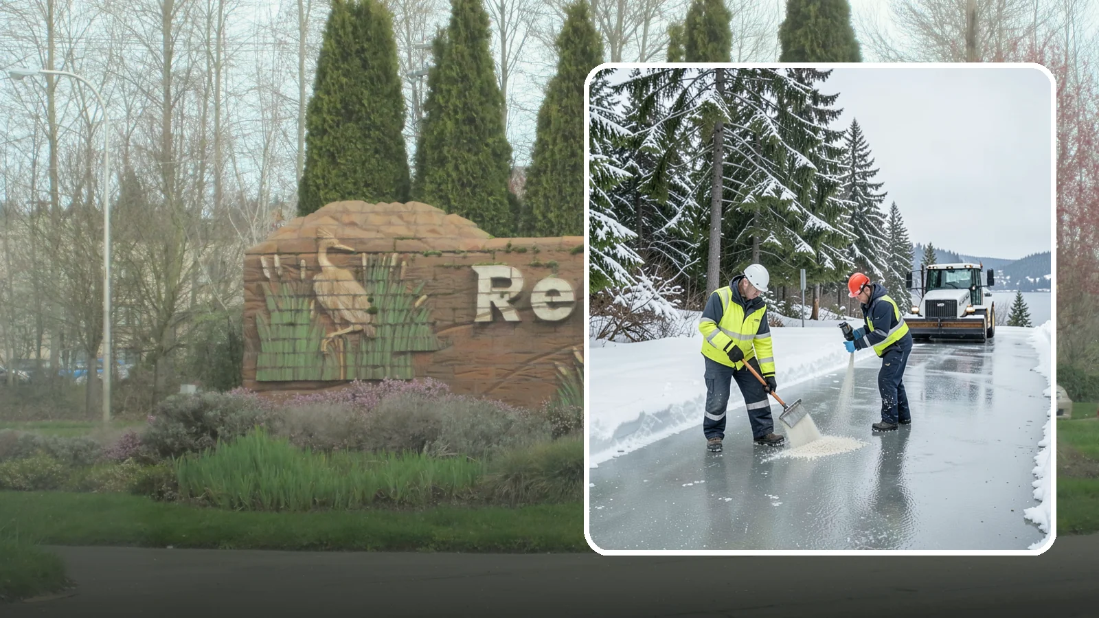Eco-Friendly Ice Melt in Renton, King County, WA - Eco-friendly ice melt uses lower-impact deicers that protect Puget Sound waterways, soil, and native plantings.