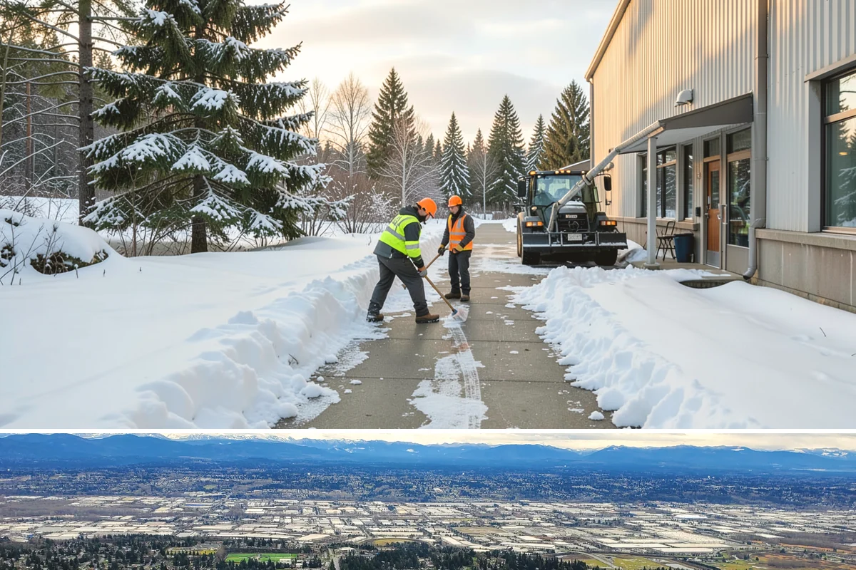 Eco-Friendly Ice Melt in SeaTac, King County, WA - Eco-friendly ice melt is applied throughout the winter on environmentally sensitive properties whenever ice threatens.