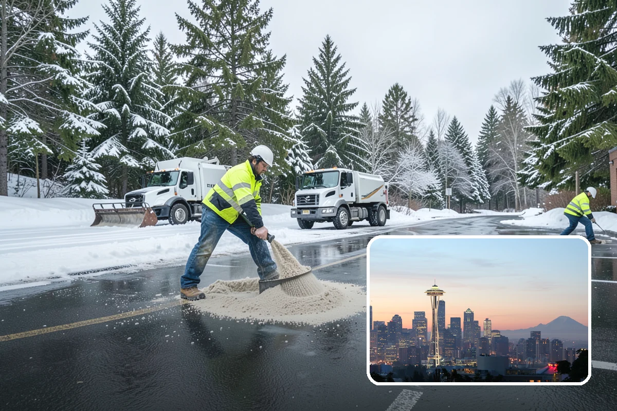 Eco-Friendly Ice Melt in Seattle, King County, WA - Lower chloride load protects salmon streams and shellfish beds