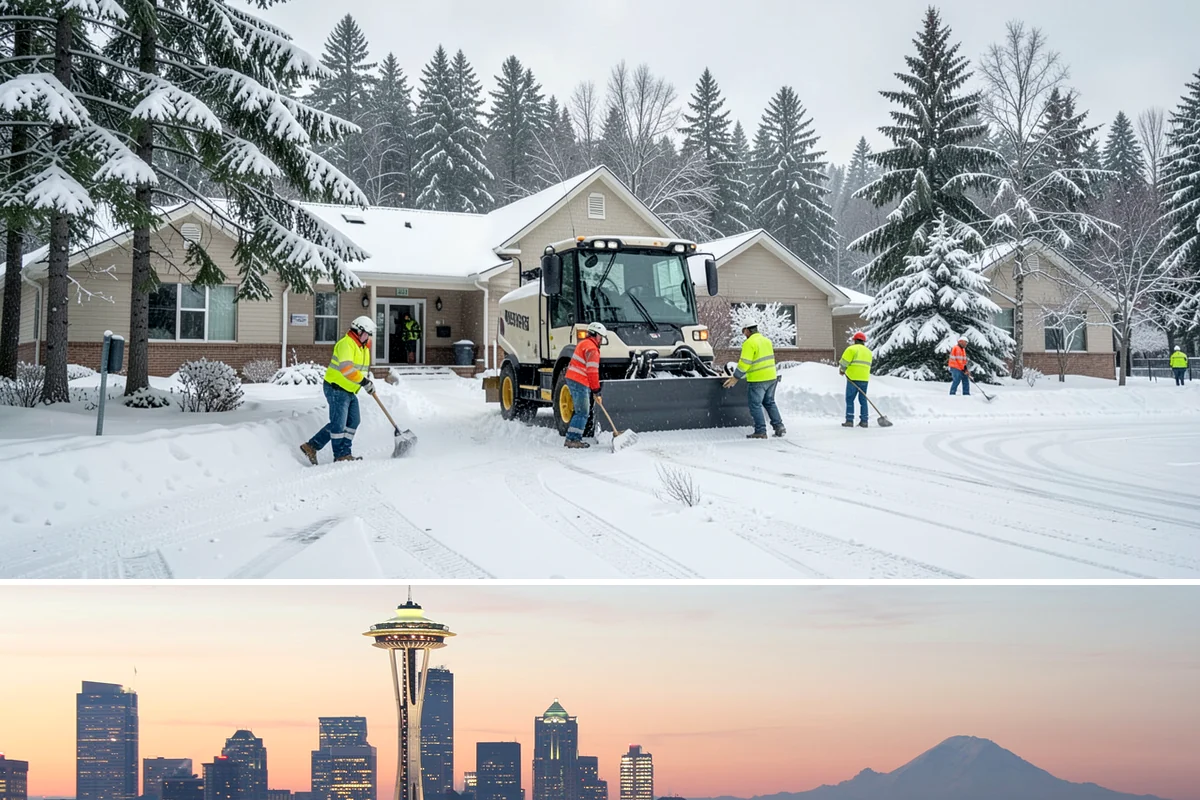 Eco-Friendly Ice Melt in Seattle, King County, WA - Eco-friendly ice melt is applied throughout the winter on environmentally sensitive properties whenever ice threatens.