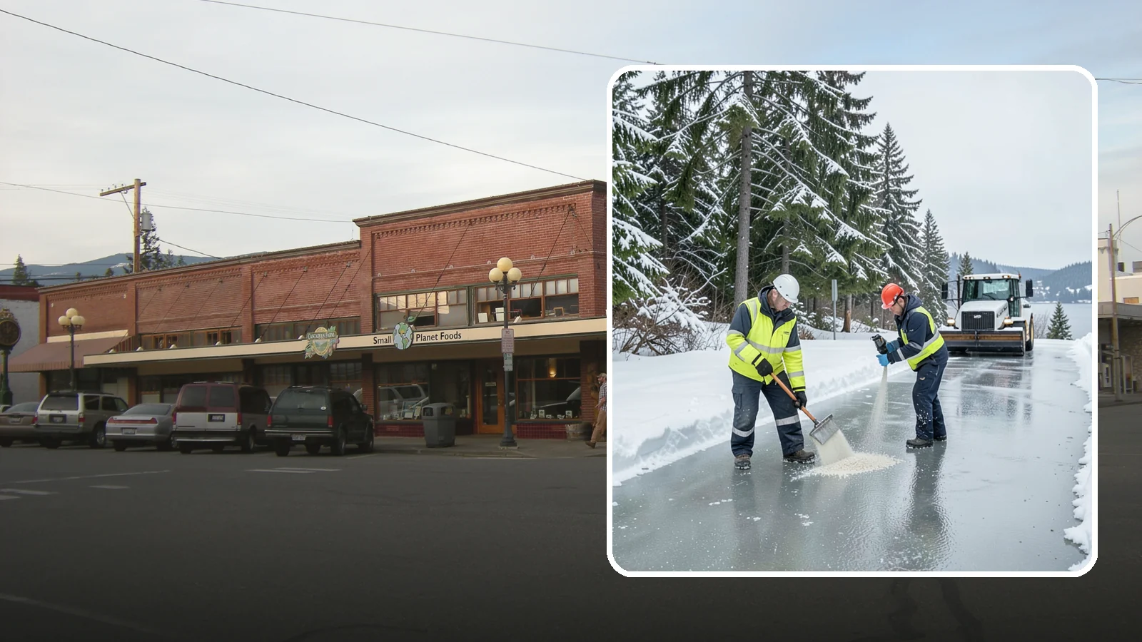 Eco-Friendly Ice Melt in Sedro-Woolley, Skagit County, WA - Eco-friendly ice melt uses lower-impact deicers that protect Puget Sound waterways, soil, and native plantings.