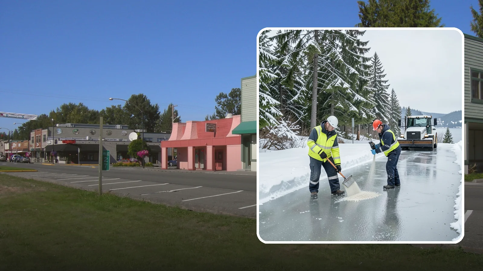 Eco-Friendly Ice Melt in Snoqualmie, King County, WA - Eco-friendly ice melt uses lower-impact deicers that protect Puget Sound waterways, soil, and native plantings.