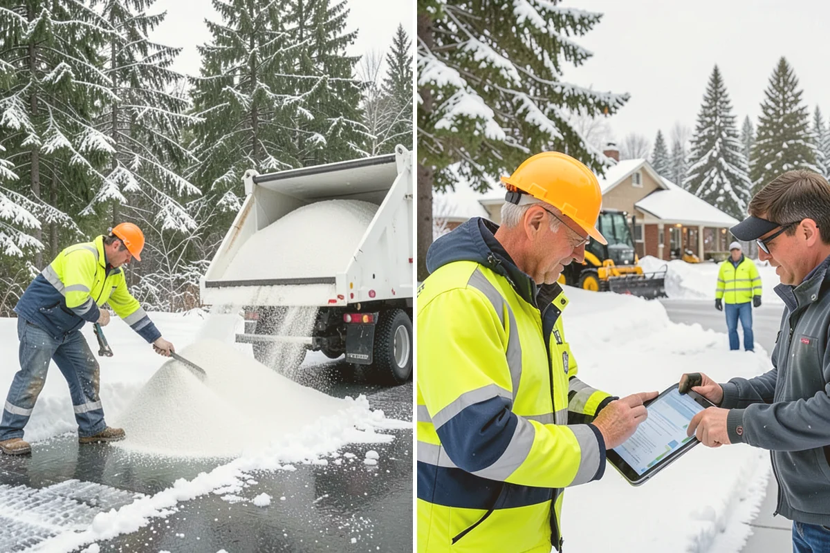 Eco-Friendly Ice Melt in Stanwood, Snohomish County, WA - Review the property's environmental goals and nearby waterways
