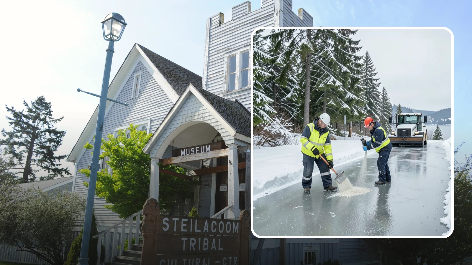 Eco-Friendly Ice Melt in Steilacoom, Pierce County, WA - Eco-friendly ice melt uses lower-impact deicers that protect Puget Sound waterways, soil, and native plantings.