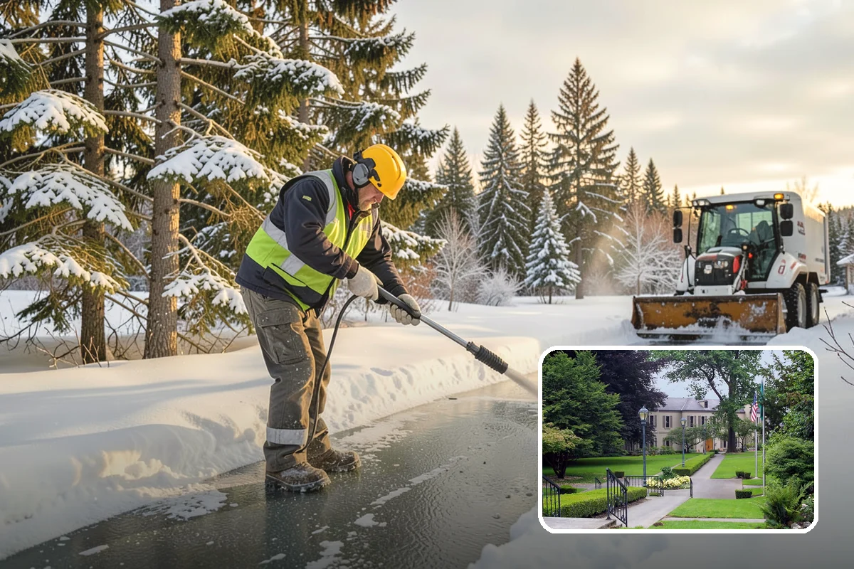 Eco-Friendly Ice Melt in Woodinville, King County, WA - Lower chloride load protects salmon streams and shellfish beds