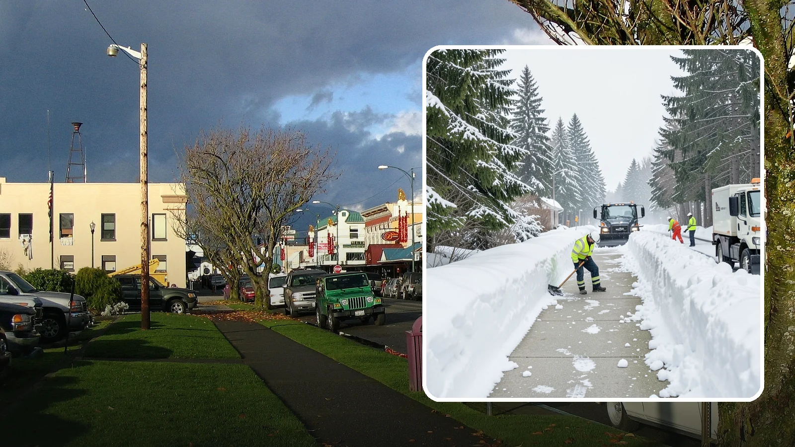 Emergency Access Clearing in Arlington, Snohomish County, WA - We rapidly clear the critical routes people need to enter and exit your property safely during a snow emergency.