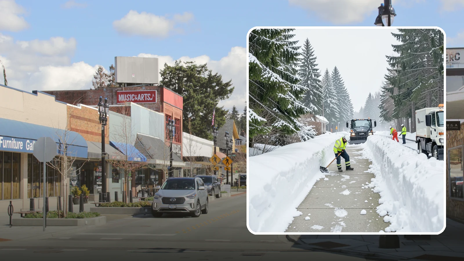Emergency Access Clearing in Bothell, King County, WA - We rapidly clear the critical routes people need to enter and exit your property safely during a snow emergency.