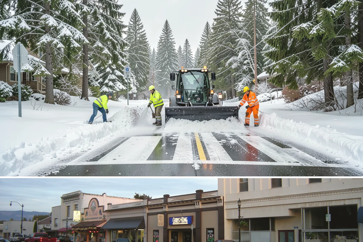 Emergency Access Clearing in Burlington, Skagit County, WA - Access emergencies concentrate during the region's heaviest snow events from December to February.