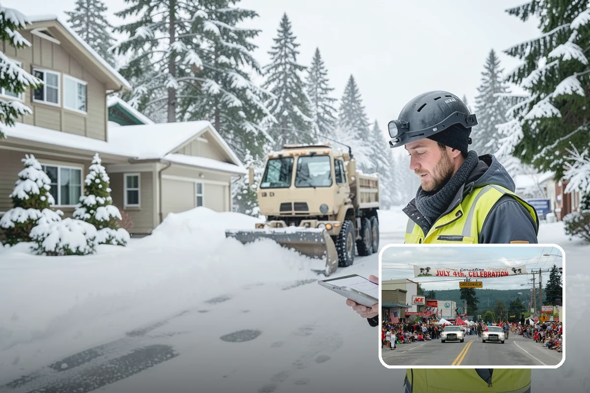 Emergency Access Clearing in Carnation, King County, WA - Priority clearing of essential entry and exit routes