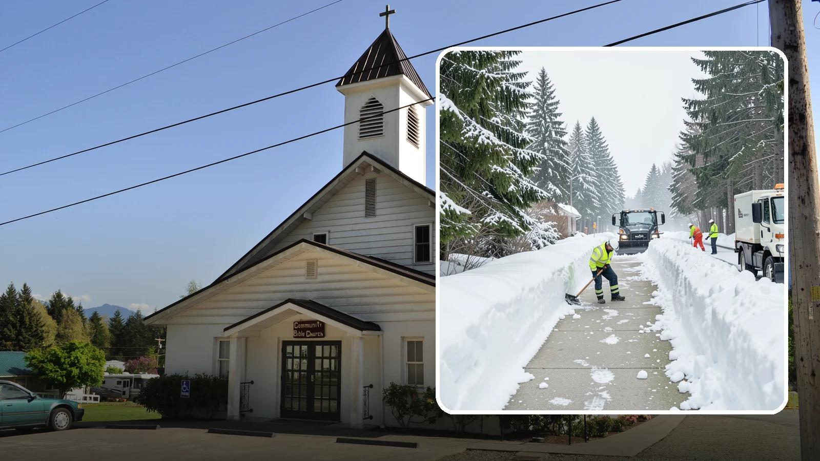 Emergency Access Clearing in Concrete, Skagit County, WA - We rapidly clear the critical routes people need to enter and exit your property safely during a snow emergency.