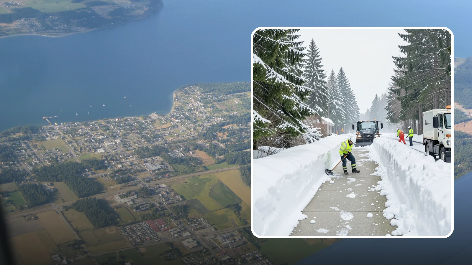 Emergency Access Clearing in Coupeville, Island County, WA - We rapidly clear the critical routes people need to enter and exit your property safely during a snow emergency.