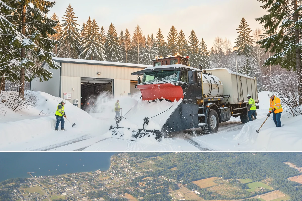 Emergency Access Clearing in Coupeville, Island County, WA - Access emergencies concentrate during the region's heaviest snow events from December to February.