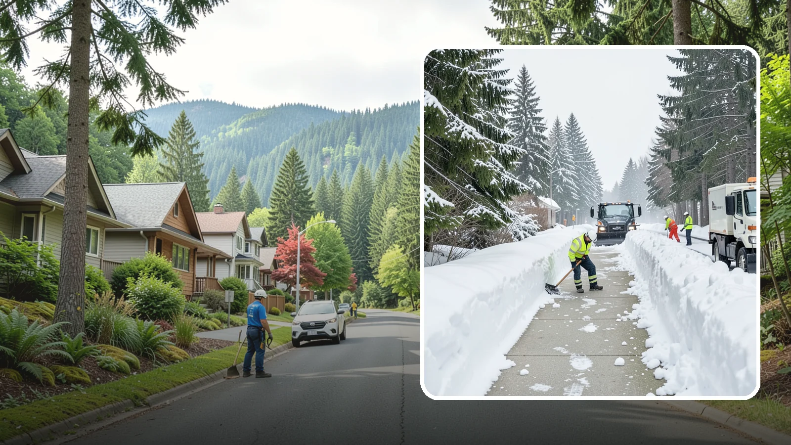 Emergency Access Clearing in Darrington, Snohomish County, WA - We rapidly clear the critical routes people need to enter and exit your property safely during a snow emergency.