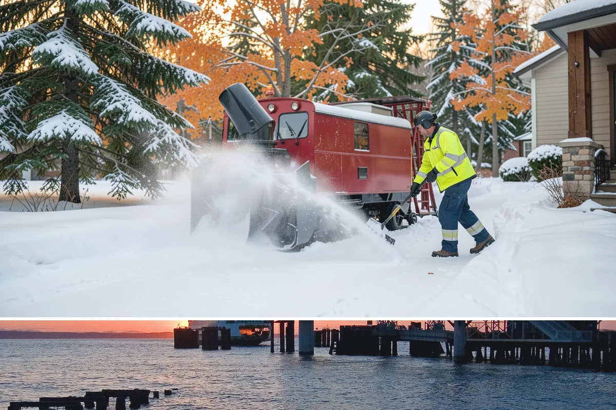 Emergency Access Clearing in Edmonds, Snohomish County, WA - Access emergencies concentrate during the region's heaviest snow events from December to February.