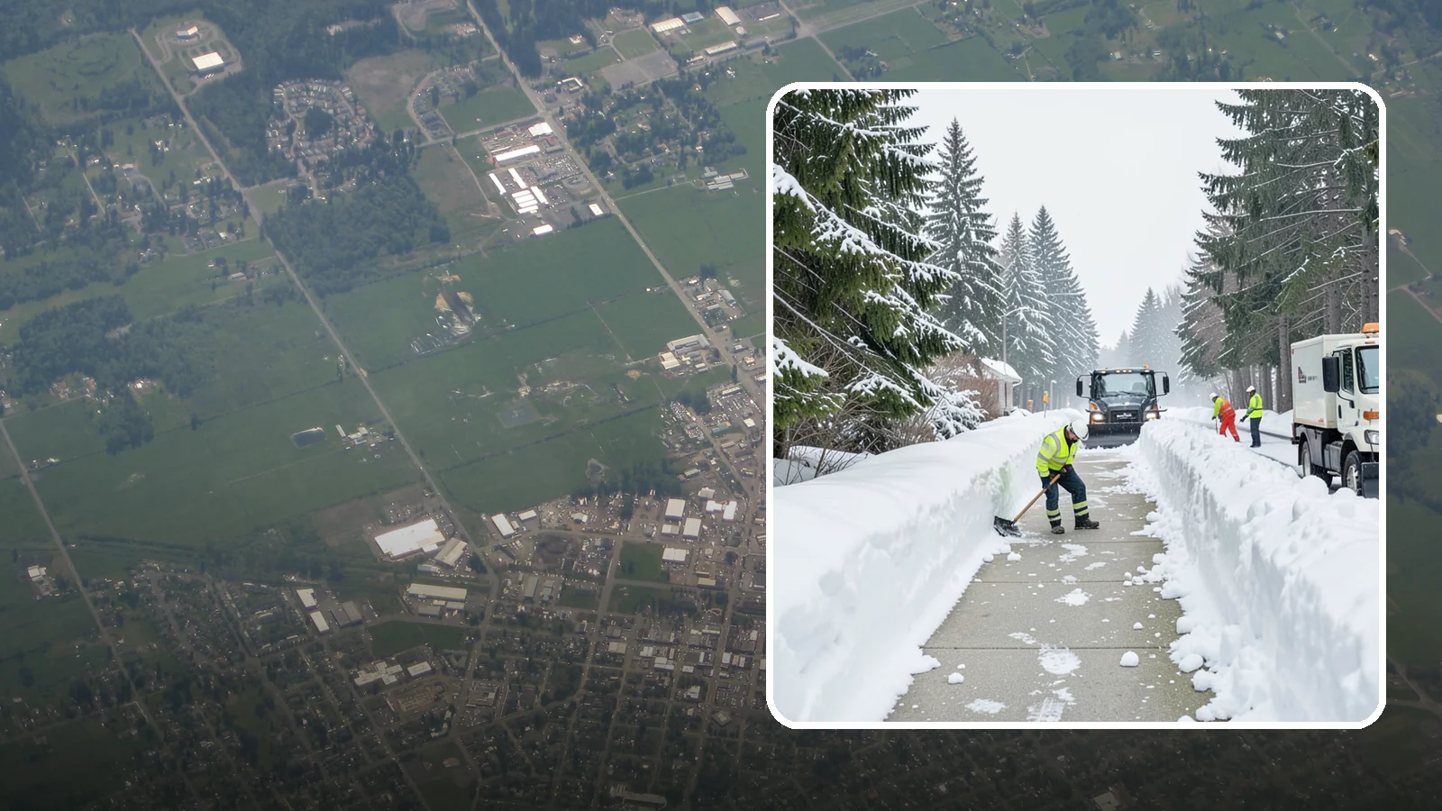 Emergency Access Clearing in Enumclaw, King County, WA - We rapidly clear the critical routes people need to enter and exit your property safely during a snow emergency.