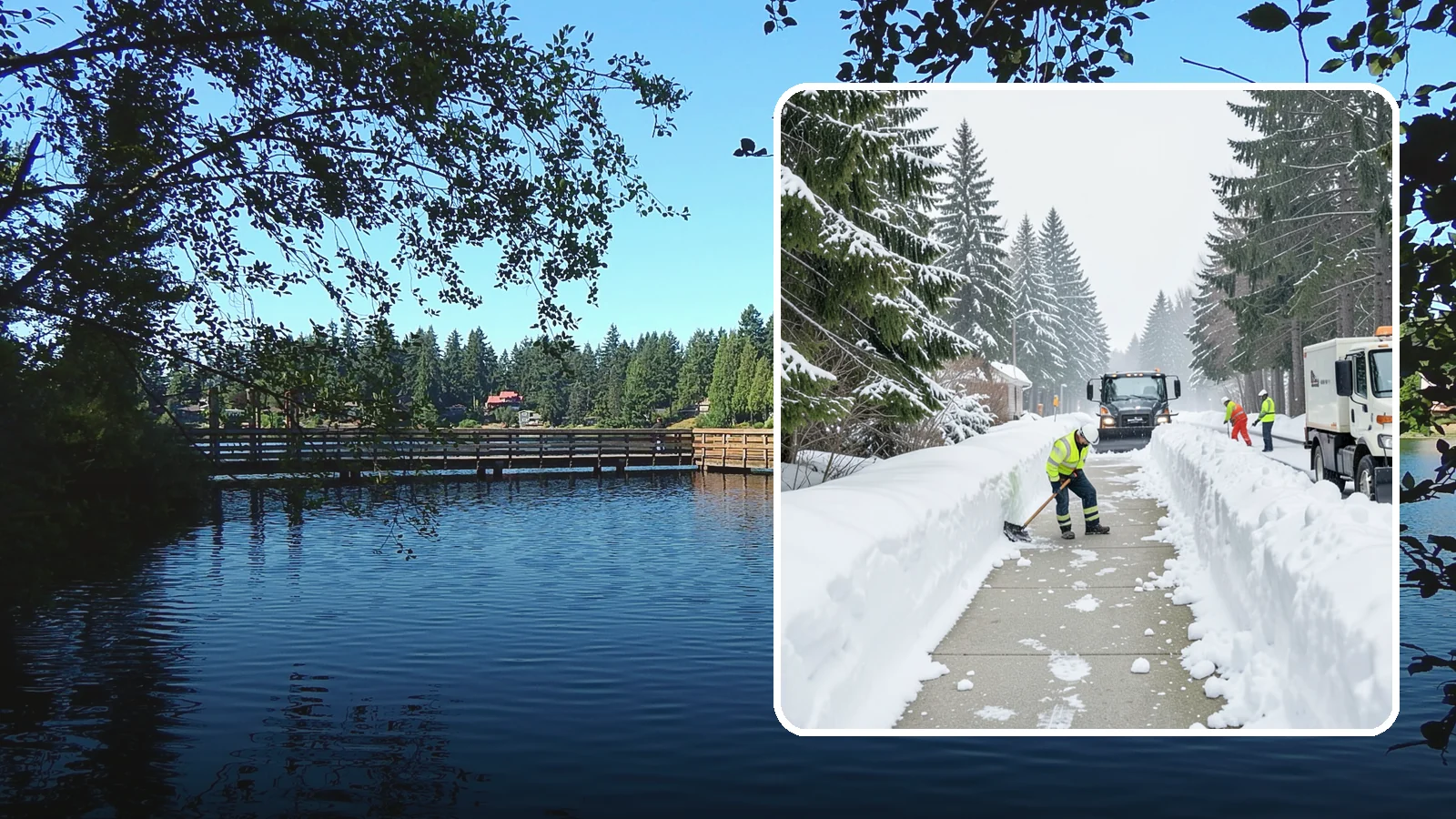 Emergency Access Clearing in Federal Way, King County, WA - We rapidly clear the critical routes people need to enter and exit your property safely during a snow emergency.
