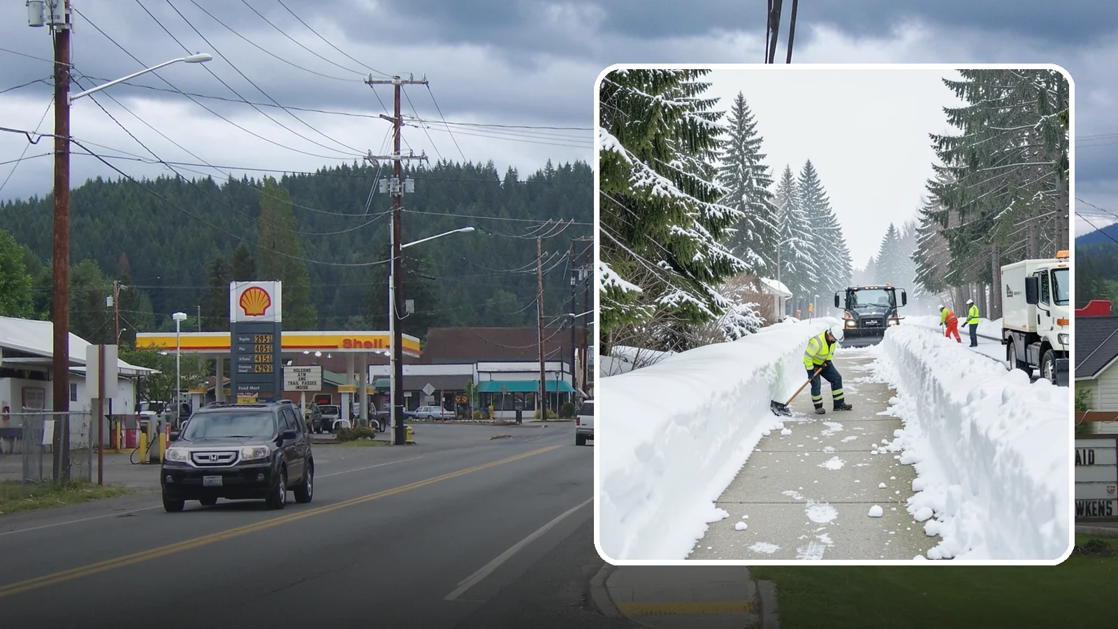 Emergency Access Clearing in Granite Falls, Snohomish County, WA - We rapidly clear the critical routes people need to enter and exit your property safely during a snow emergency.