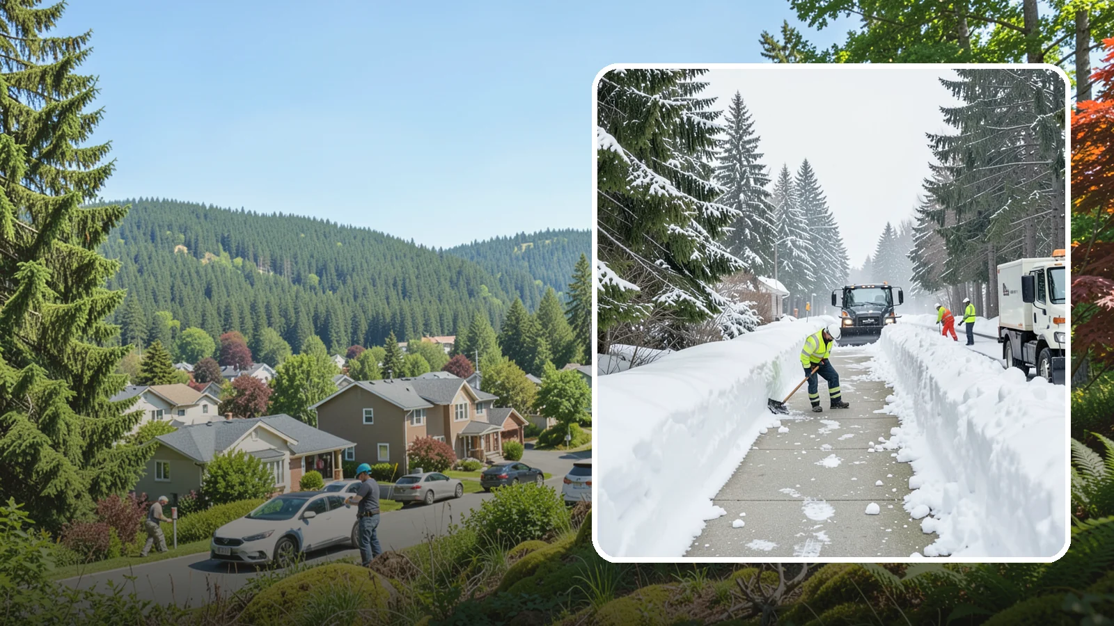 Emergency Access Clearing in Index, Snohomish County, WA - We rapidly clear the critical routes people need to enter and exit your property safely during a snow emergency.
