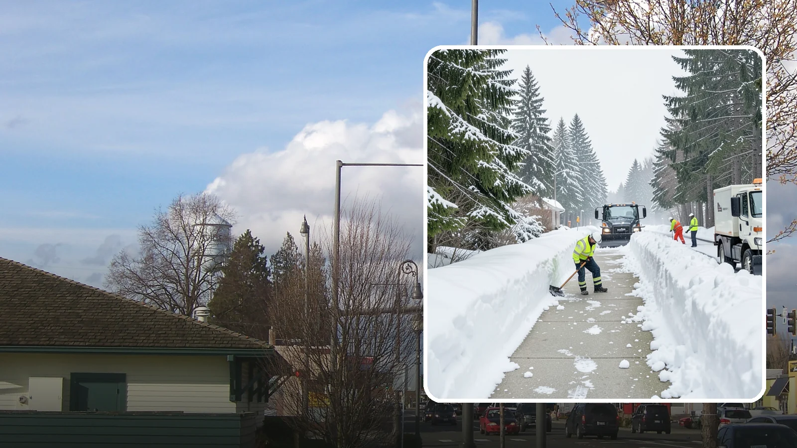 Emergency Access Clearing in Marysville, Snohomish County, WA - We rapidly clear the critical routes people need to enter and exit your property safely during a snow emergency.