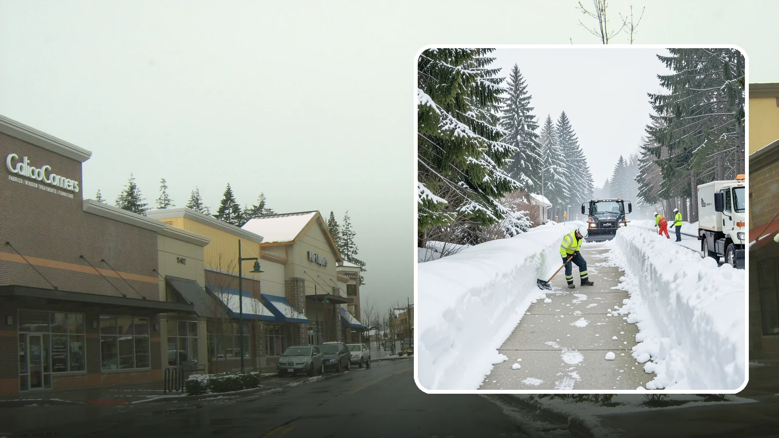 Emergency Access Clearing in Mill Creek, Snohomish County, WA - We rapidly clear the critical routes people need to enter and exit your property safely during a snow emergency.