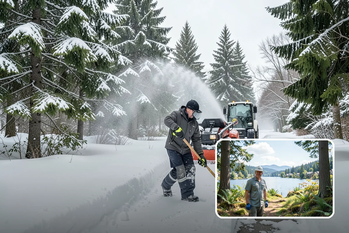 Emergency Access Clearing in Milton, King County, WA - Priority clearing of essential entry and exit routes