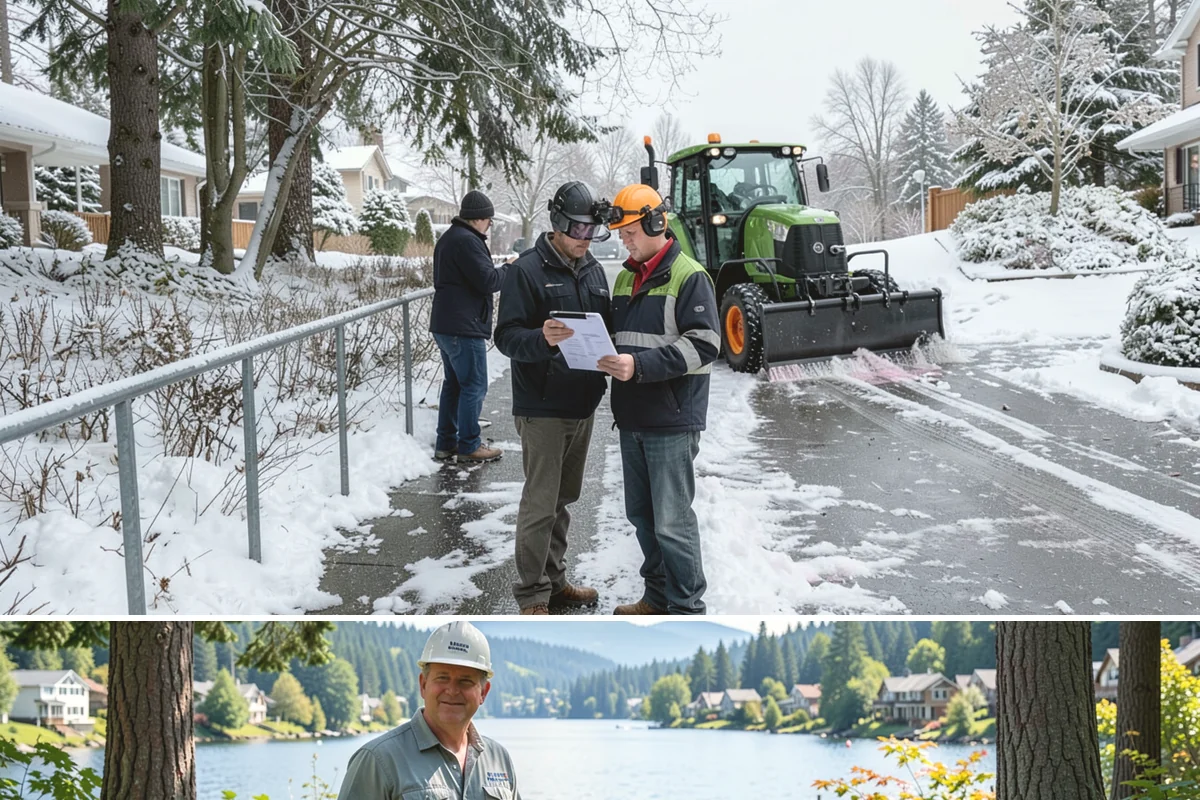 Emergency Access Clearing in Milton, King County, WA - Access emergencies concentrate during the region's heaviest snow events from December to February.