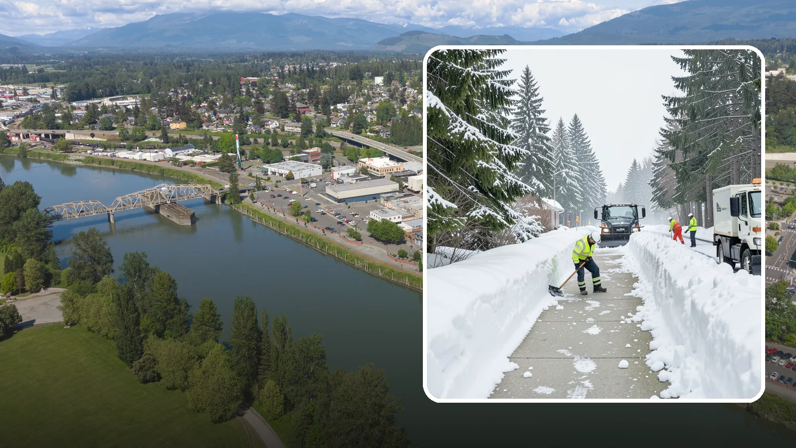 Emergency Access Clearing in Mount Vernon, Skagit County, WA - We rapidly clear the critical routes people need to enter and exit your property safely during a snow emergency.