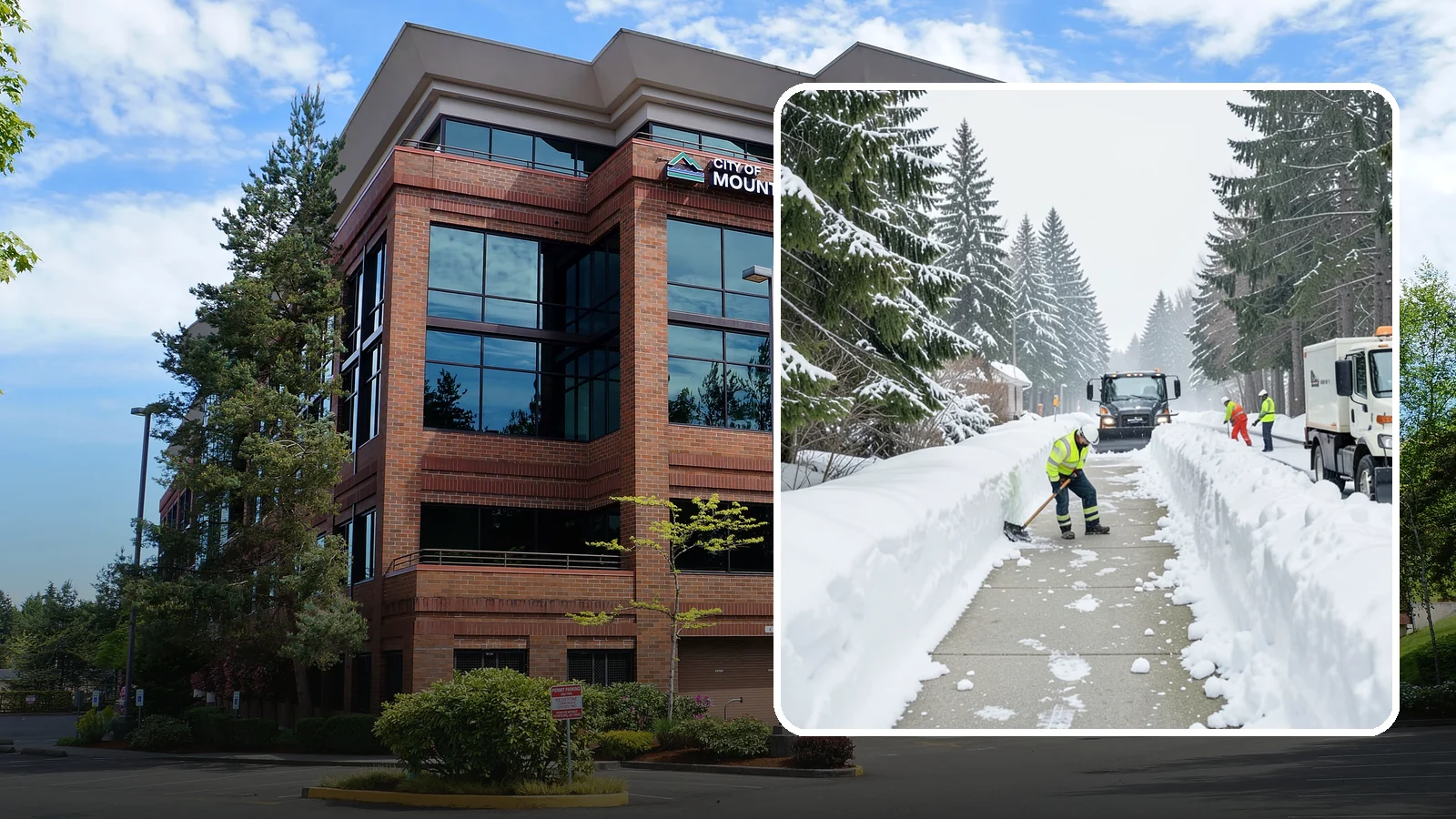 Emergency Access Clearing in Mountlake Terrace, Snohomish County, WA - We rapidly clear the critical routes people need to enter and exit your property safely during a snow emergency.