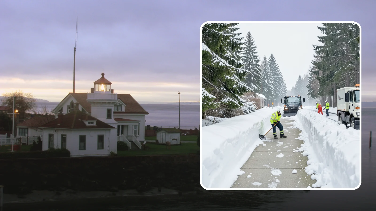 Emergency Access Clearing in Mukilteo, Snohomish County, WA - We rapidly clear the critical routes people need to enter and exit your property safely during a snow emergency.