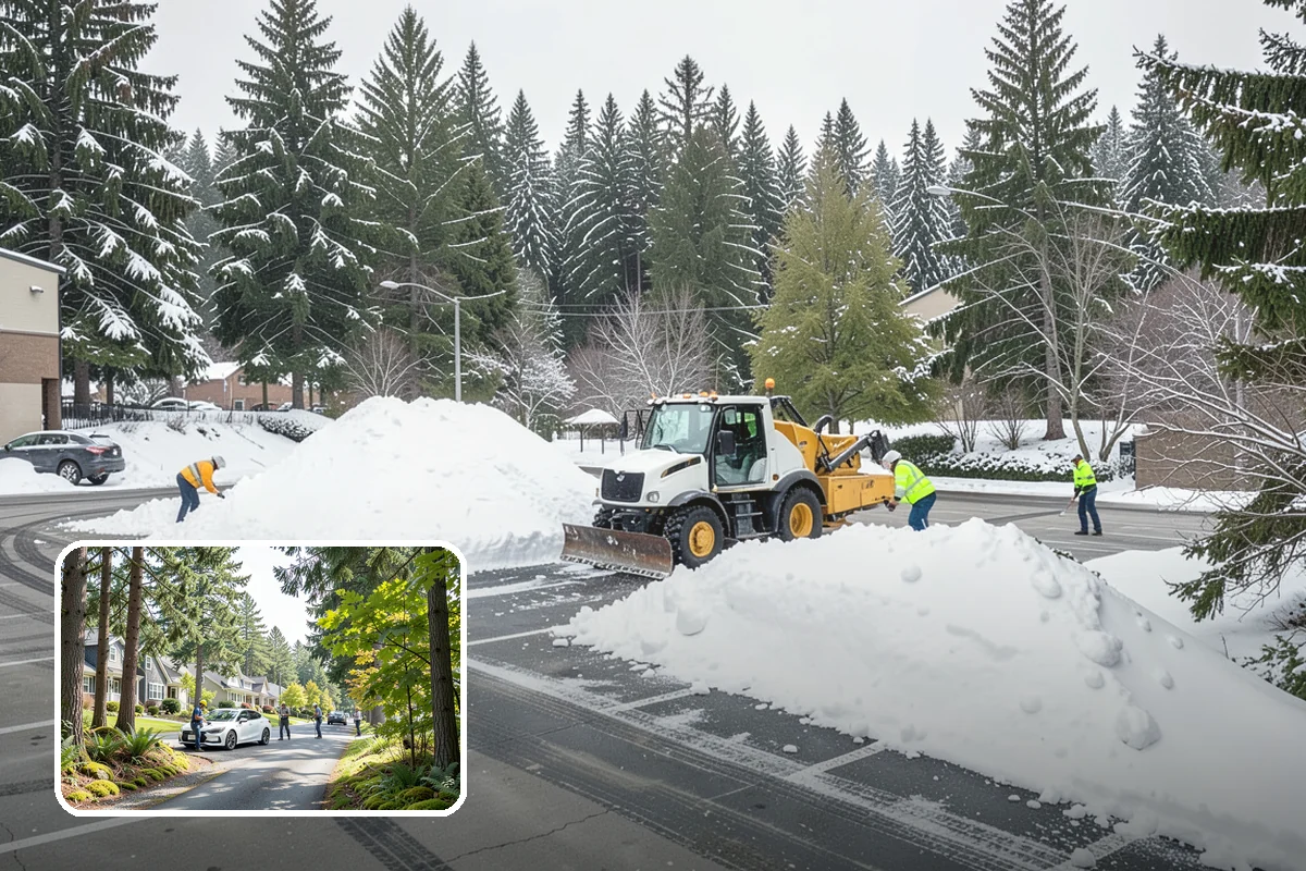 Emergency Access Clearing in Normandy Park, King County, WA - Priority clearing of essential entry and exit routes