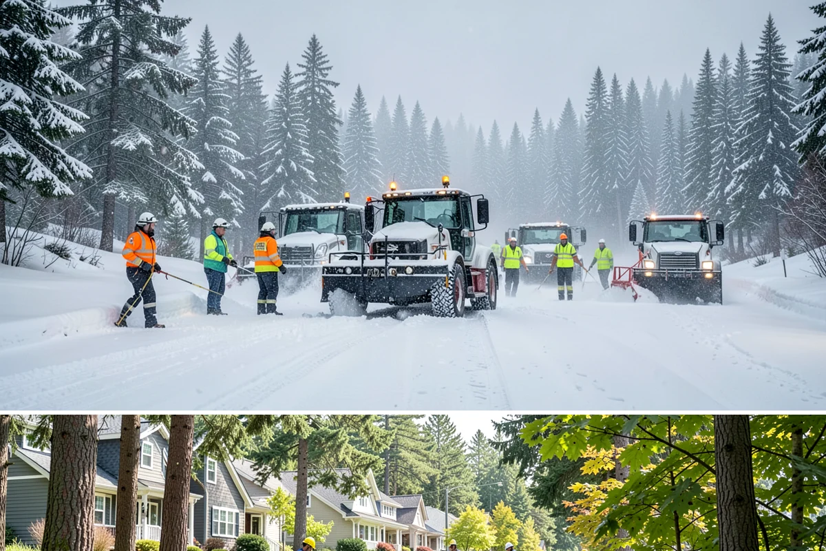 Emergency Access Clearing in Normandy Park, King County, WA - Access emergencies concentrate during the region's heaviest snow events from December to February.