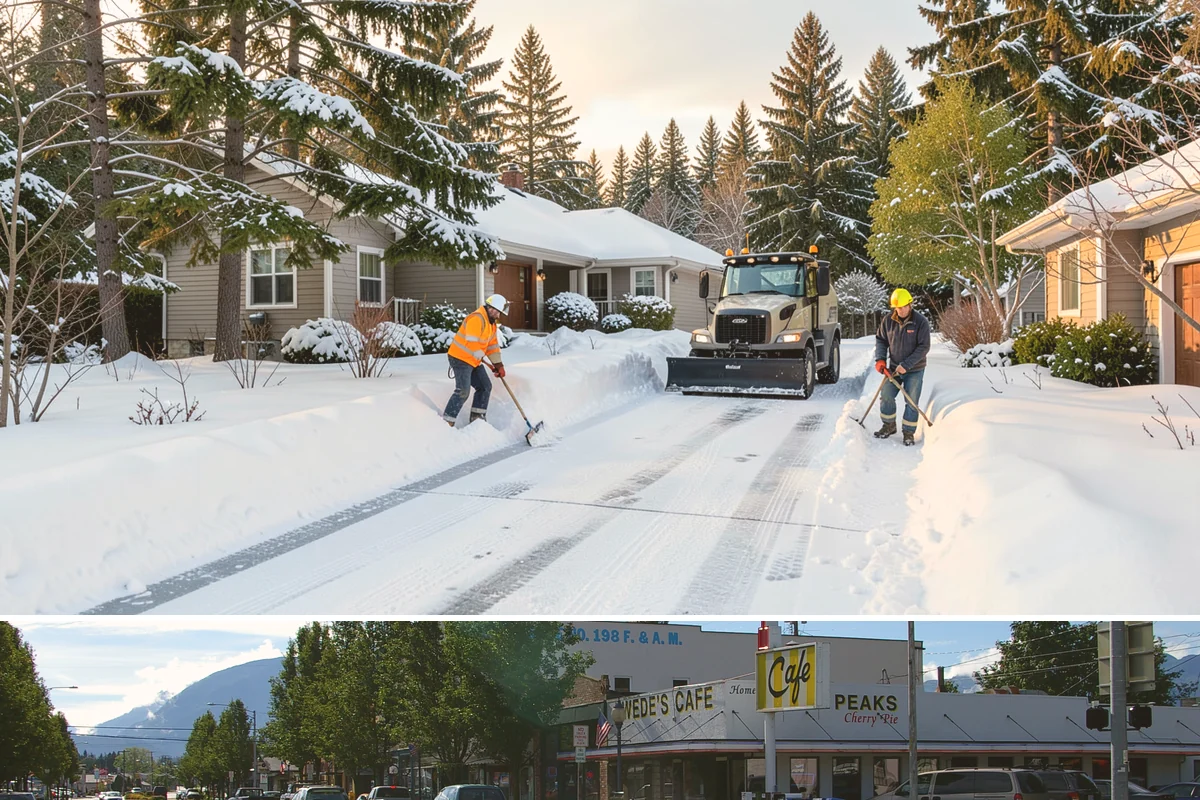 Emergency Access Clearing in North Bend, King County, WA - Access emergencies concentrate during the region's heaviest snow events from December to February.