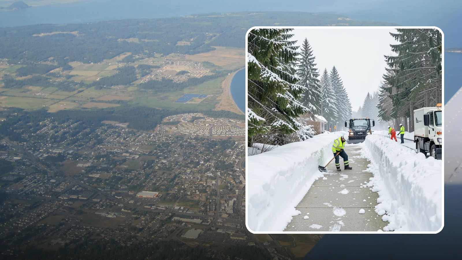 Emergency Access Clearing in Oak Harbor, Island County, WA - We rapidly clear the critical routes people need to enter and exit your property safely during a snow emergency.