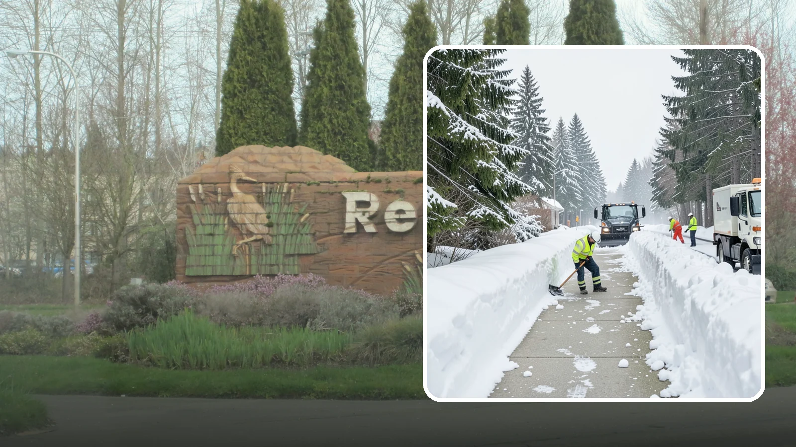 Emergency Access Clearing in Renton, King County, WA - We rapidly clear the critical routes people need to enter and exit your property safely during a snow emergency.